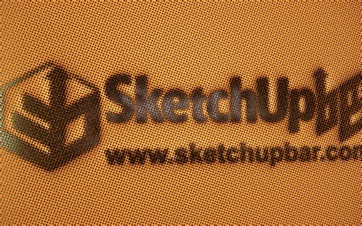 【SketchUp吧】SU+PS制作金属穿孔板的技巧