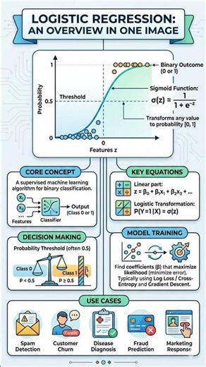 Logistic Regression Complete Overview | #ai #ml #datascience #shorts #nagateachings #telugu #coding