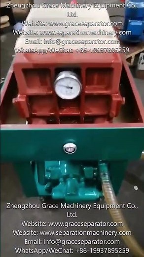 Video showing pressure oil filter for filtering and purifying hydraulic oil and lubricating oil