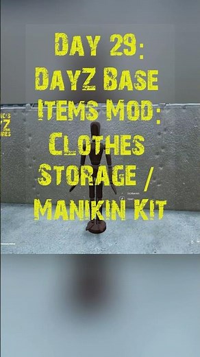 DayZ RAG Mod: Mannequin Storage & Outfit Preview! #shorts, #dayzmod