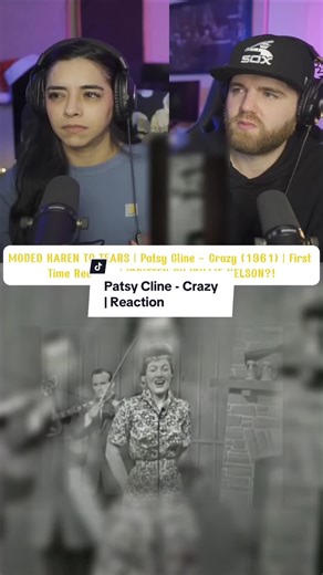 Moved Karen to tears | Patsy cline- Crazy (1961) | First Time Reaction | written by willie Nelson?! #patsycline #crazy #reaction #country #nashvillesound