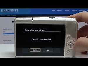 How to Factory Reset Canon EOS M series Mirrorless Camera - Fo...