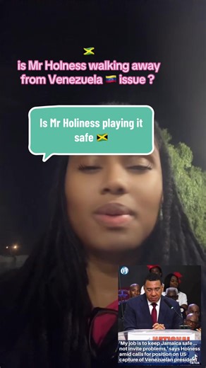 Is Mr Holiness playing it safe 🇯🇲 ? #jamaicatiktok #jamaica #fyp #venezuela🇻🇪 #andrewholness