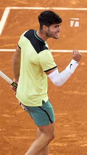 10K views · 194 reactions | Carlos Alcaraz’s last 15 days… April 9: def. Cerundolo April 10: def. Altmaier April 11: def. Fils April 12: def. Davidovich April 13: def. Musetti  April 15: def. Quinn April 17: def. Djere April 18: def. de Minaur April 19: def. Fils April 20: loss to Rune 賂 April 21: Laureus Awards April 22: Netflix event April 24: Withdraws from Madrid (leg injury) #TheBreakTC | Tennis Channel | Facebook