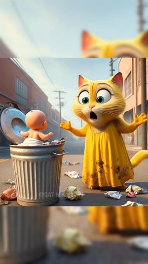 Baby crying from the garbage #cats #trendingcats #catmixstory #pleasesubscribeonyoutubechannel