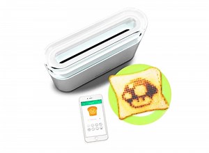 Toasteroid can print images and messages onto your morning toast