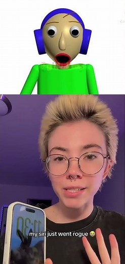 Baldi watches iphone self destruct #baldi #funny #selfdestructingiphone