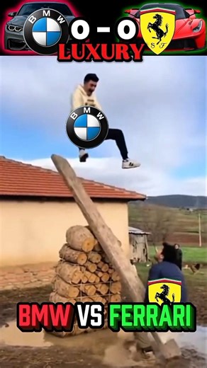BMW vs Ferrari an Extremely Tough Fight 😱