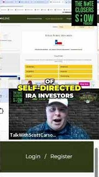 Texas Public Records: Find Self-Directed IRA Investors! #shorts
