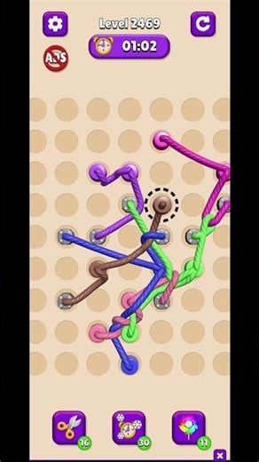 Tangle Rope 3D level 2469 Gameplay | Impossible Untangle Solve! 🤯
