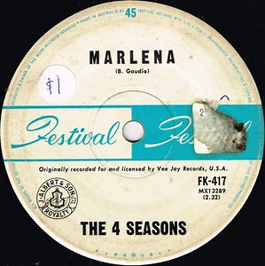 The 4 Seasons - Marlena / Candy Girl