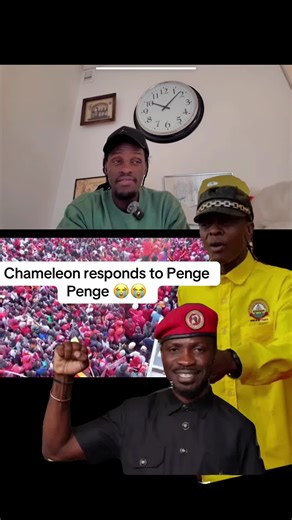 Chameleon talking on Penge Penge #fyp #ugandatiktok🇺🇬 #bobiwineuganda✊✊✊✊✊✊ #pengepenge #chameleon