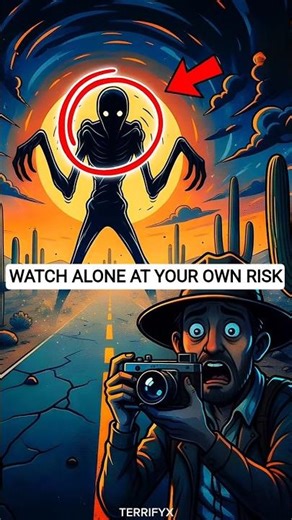 A Shadow Creature Chased My Truck on Route 66… Real Late-Night Encounter 😳 #shorts #viral