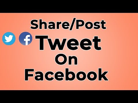 how to share tweets of twitter on Facebook 2021 | how to post tweet on Facebook 2021 | F HOQUE |