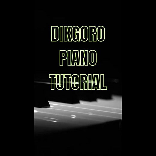 Dikgoro Piano Tutorial: QUICK & EASY Chords! #dikgoro #pianolessonsonline