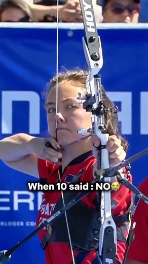 World Archery on Instagram: "The 10 is playing hard to get 😬 #archery"