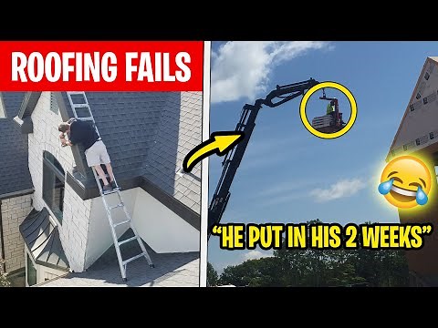 Best ROOFING FAILS | Roofing Work Gone Wrong | Part 1
