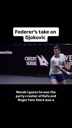 Couldnt have said it better 🫡 Federer on Djokovic 🇨🇭🇷🇸#viral #fyp #rogerfederer #novakdjokovic
