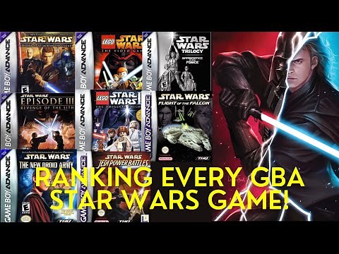 I Played and Ranked Every Star Wars Game on the Gameboy Advance | Top Star Wars Games