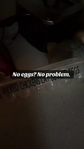 No eggs? No problem 🤨 #chickenfarm #farmlife #eggfarm #crazychickenlady #chickens #farm #snow | Knotty Birch Farm