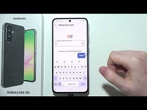 SAMSUNG Galaxy A56 5G: How to Send Group Text Messages