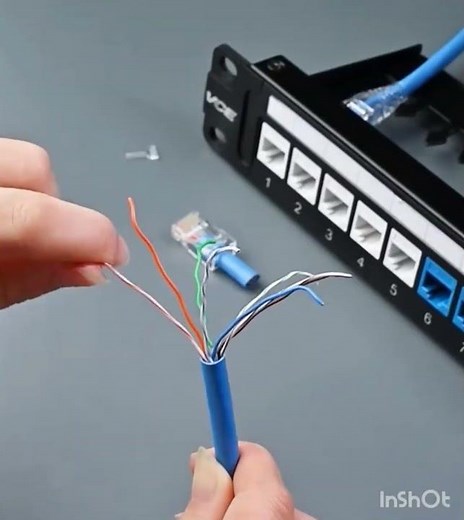 How to repair a broken RJ45 connection