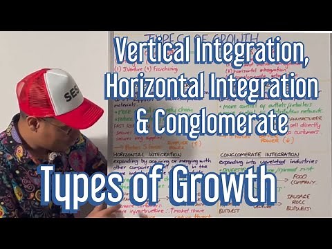 Vertical Integration, Horizontal Integration & Conglomerate (Types of Growth) - A Level Business