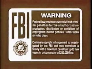 2000 Disney FBI Warning screens (brown variant)