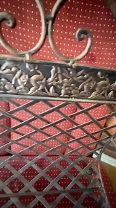 Vintage Metal Magazine Rack – Ornate Lattice & Floral Scrollwork, Bronze Finish, Decorative Magazine Holder - Etsy Canada