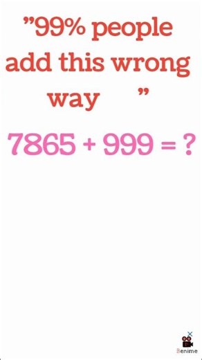 This Addition Trick Saves Time ⚡ | Mental Maths#shorts