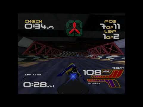 Wipeout XL in 86box Windows 95 Emulation in Linux