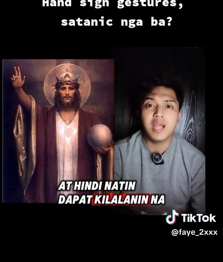 Hand sign gestures, satanic nga ba?? #sharethegospelofGod #anticristo #spreadthegospel #viral #viralvideo #returntojesusbeforeitstoolate #comebacktojesus🙏☝😇