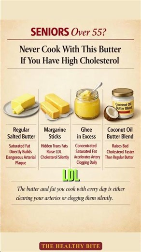 SENIORS Over 55? Never Cook With This Butter If You Have High Cholesterol #seniorhealth