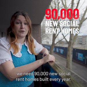 5.2K views · 424 reactions | Social rent homes are the answer to the housing emergency. We need 90,000 built every year to end homelessness, but right now we're actually seeing more being sold off or demolished than being delivered. With nearly 1.3 million households on the waiting list for social housing, political leaders must commit to building the quality, genuinely affordable social homes we desperately need. | Shelter | Facebook
