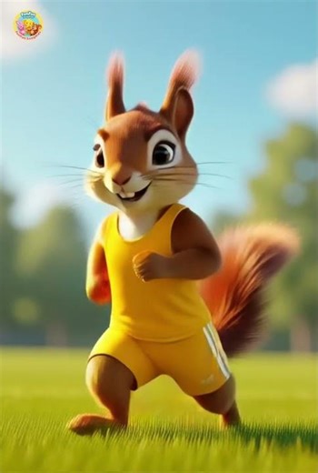 Run, Jump, Ride! 🐿🐰🐘 | Fun Exercise Song for Kids with Squirrel, Bunny & Elephant | #kidssongs #fun