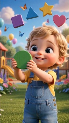 Can You Find the Green Circle? 🟢 | Fun Learning for Kids | AI Baby Shorts #shorts