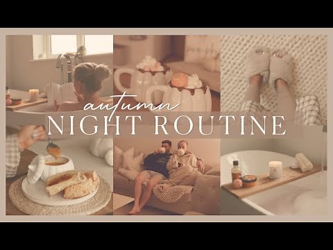 AUTUMN NIGHT ROUTINE | relaxing, cosy autumn evening ~aesthetic~