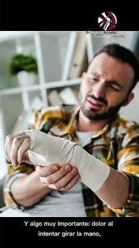 ¿Te caíste y te duele la muñeca? Podría ser una fractura y no lo sabes