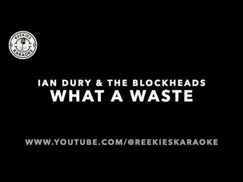 Ian Dury And The Blockheads | What a Waste | Karaoke