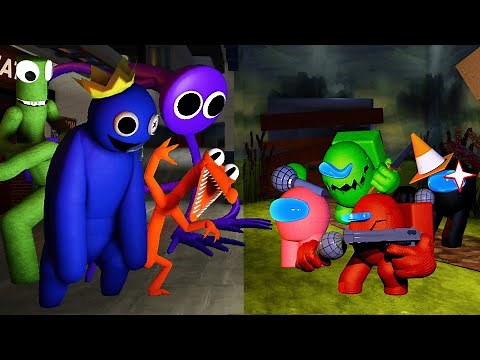 Rainbow Friends VS Among Us - Friday Night Funkin' (Roblox Rainbow Friends) (VS Impostor)