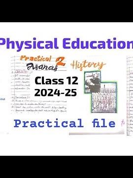 Physical education||class 12 2024-25||practical file||SAI|Asanas|basketball||latest CBSE