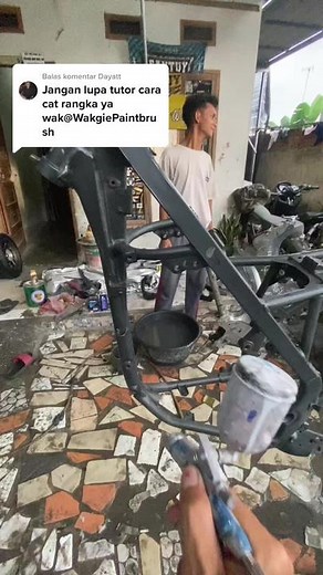 Tutorial Lengkap Ngecat Rangka Motor Keren