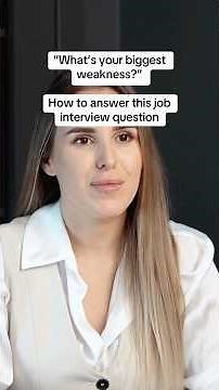 What’s your biggest weakness? How to answer this job interview question | #interviewtips