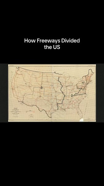 How freeways divided the US