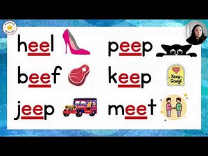 Digraph /ee /Words Long 'e' Sound Reading Practice with Phonics ‪@phonics_reading‬