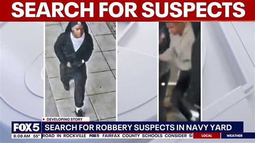 DC police search for suspects in robbery tied to Navy Yard teen takeover