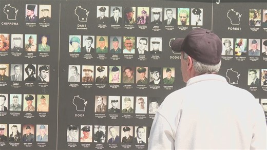 Memorial wall in Appleton honors 1,249 Vietnam veterans who never made it home