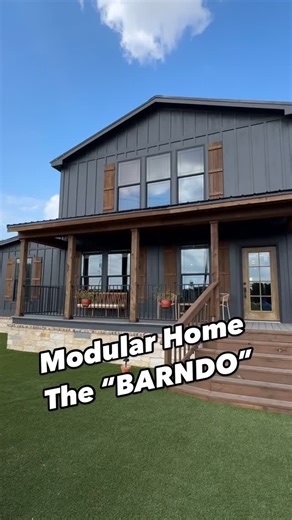 Chance’s Home World on Instagram: "朗This industry shifting modular home is the “Barndo” by Deer Valley Homebuilders! This prefab house model is located at Pratt Homes! WATCH THE FULL TOUR ON THE CHANNEL FOR ALL THE INFO AND PRICING, link in bio! #prefabhouse #housetour #newhome #realestate #house #manufacturedhomes #prefabhomes #mobilehome #modularhome #modularhouse"