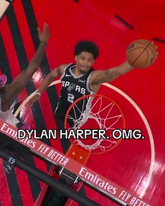 Dylan Harper Posterizes Robert Williams in Spurs Playoff Thriller