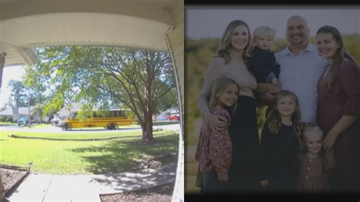 The LeBlanc family shares their terrifying experience to urge drivers to respect school bus laws—after 12-year-old Alexa was nearly struck by a truck | WWLTV
